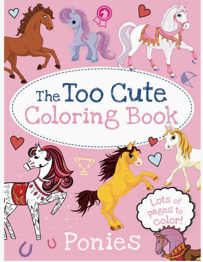 The Too Cute Coloring Book