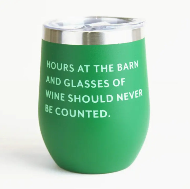 Never Count Wine Tumbler