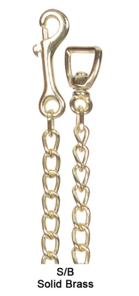 24" Solid Brass Chain