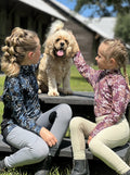 Kids On Course Quarter Zip Fleece Tech Top